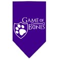 thumbnail image 1 of Game Of Bones Screen Print Bandana Purple Large, 1 of 1
