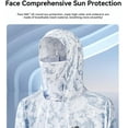 thumbnail image 4 of OwnShow Sunscreen Rash Guard Fishing Shirt for Men Quick-Dry UPF 50 Sun Protection Coat Lure Hooded Mask for Fishing Clothing, 4 of 8