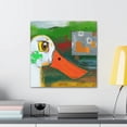 thumbnail image 3 of Duck in Monochrome. - Canvas, 3 of 10