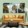 thumbnail image 3 of IDEA4WALL 3 Piece Canvas Wall Art Tropical Palm Trees Canvas Prints Framed Wall Art Decor, 3 of 4