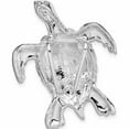 thumbnail image 4 of Sterling Silver Polished Sea Turtle Slide (32.15 X 26.77) Made In United States -Jewelry By Sweet Pea, 4 of 7