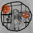 thumbnail image 2 of Girl's The Nightmare Before Christmas Halloween Sally Pumpkin Sketch Graphic Tee Athletic Heather Medium, 2 of 5