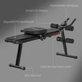thumbnail image 3 of Resenkos Multi-Purpose Ab Workout Equipment, Foldable Ab Machine, Adjustable Sit Up & Weight Bench, Cruncher with Bands & LCD, 3 of 7