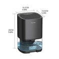 thumbnail image 2 of Small Dehumidifier for Home Bedroom, Quiet Air Dryer with Standard Plug, Compact Moisture Absorber for Wardrobe and Basements, Black, 2 of 8