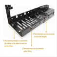 thumbnail image 3 of Under Desk Cable Storage Rack Expandable Management Tray 1Pcs, 3 of 5