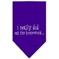 thumbnail image 5 of I really did eat the Homework Screen Print Bandana Light Pink Large, 5 of 10