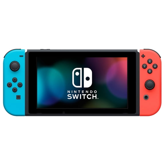 Restored Nintendo Switch with Neon Blue and Neon Red JoyCon (Refurbished)