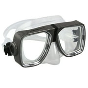 Promate Scope Prescription Dive Mask for Scuba Diving and Snorkeling, Titanium 3.5