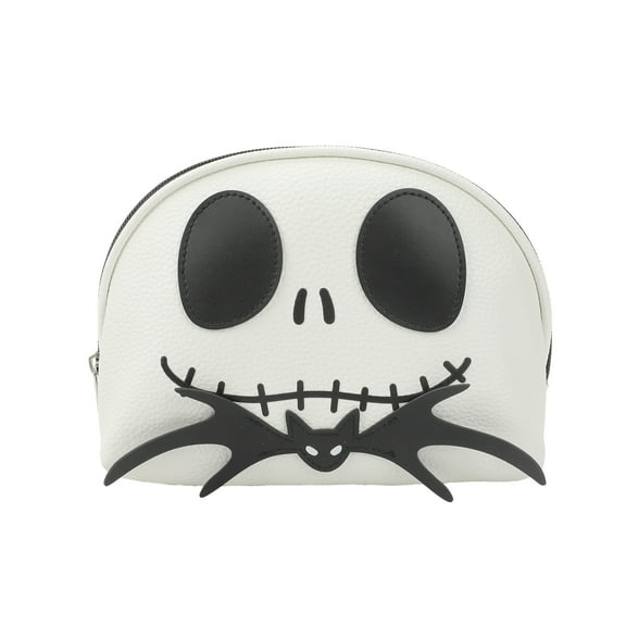 Nightmare Before Christmas Jack Skellington White 7" Cosmetic Bag