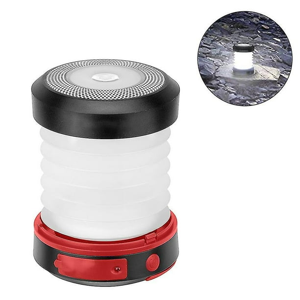 Linternas para acampar: luces de emergencia recargables con energía solar o USB
