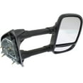 thumbnail image 7 of Kool Vue Towing Mirror Compatible With 1999-2007 Ford F-250 Super Duty F-350 Right Passenger Side w/ Blind Spot Corner Glass Textured Black, 7 of 7