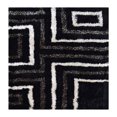 thumbnail image 3 of Rugsotic Carpets Hand Tufted Shag Polyester Eco-Friendly Area Rugs - 10'x10', Square, Black Beige, Plain Solid Design, High Pile Handmade Anti Skid Rugs for Living Room, Bed Room K00013, 3 of 5