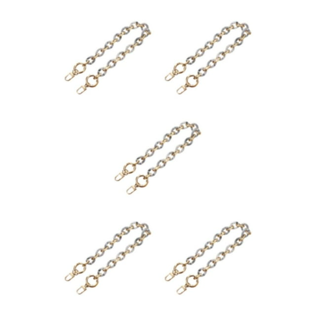 Redempat Resin Bag Chains Vibrant And Fashion-forward Bag Add-ons Easy To Install L204-2HS 5Set