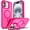 Hot Pink, variant on NGB SUPREMACY For iPhone 11 Case Built-In Camera Guard Kickstand Lens Protector Wireless Charging MagSafe/Qi Magnetic Car Mount Apple iPhone 11 Phone Case Cover