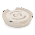 thumbnail image 6 of EveryYay Take it Slow White Slow Feeder Pet Bowl 5.25 Cups, 6 of 9