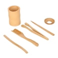 thumbnail image 2 of Juego de 6 utensilios para la del té chino, herramientas de té de bambú, accesorios para hacer té de Kung Fu para familiares, amigos, Sunnimix Utensilios de ceremonia, 2 of 8