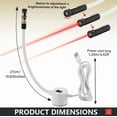 thumbnail image 7 of 2026 Magnetic Sewing Machine Positioning Light, Quilting Guide for Sewing Machine with Adjustable Dot/Straight Line/Crosshair, Hands-Free Precision Aid Tool Attachment, Vision Guide (Dot), 7 of 7