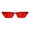 All Red, variant on Womens Retro Vintage Narrow Cat Eye Plastic Gothic Sunglasses Purple Blue