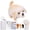 White, variant on Black Black Dog Diy Needle Felting Kit For Beginners Wool Animal Craft Set With Tools