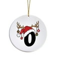 thumbnail image 2 of Adornos navideños, adornos navideños, regalos navideños, adorno con nombre y letra, adorno con inicial familiar, adorno personalizado, adorno navideño con nombre familiar, etiqueta acrílica para regal, 2 of 9
