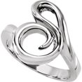 thumbnail image 3 of Metal Fashionable Ring in 14k White Gold - Size 7, 3 of 4
