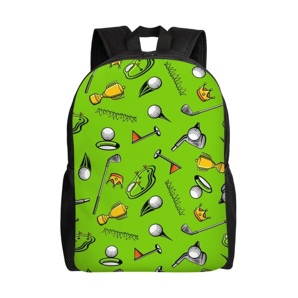 Fotbe Golf Sport Club Mochila de Viaje para Laptop, Mochila Ejecutiva Delgada y Resistente 15.6"