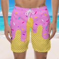 thumbnail image 2 of WILLBEST Conjunto de Camiseta y Pantalones Cortos de Manga Corta con Estampado para Hombre, Informal, de Verano, Transpirable, Cómodo, para Playa, Estilo Tropical, 2 of 6