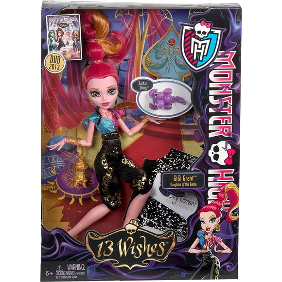Monster High 13 Wishes GiGi Grant Doll 2012 Mattel Y7709