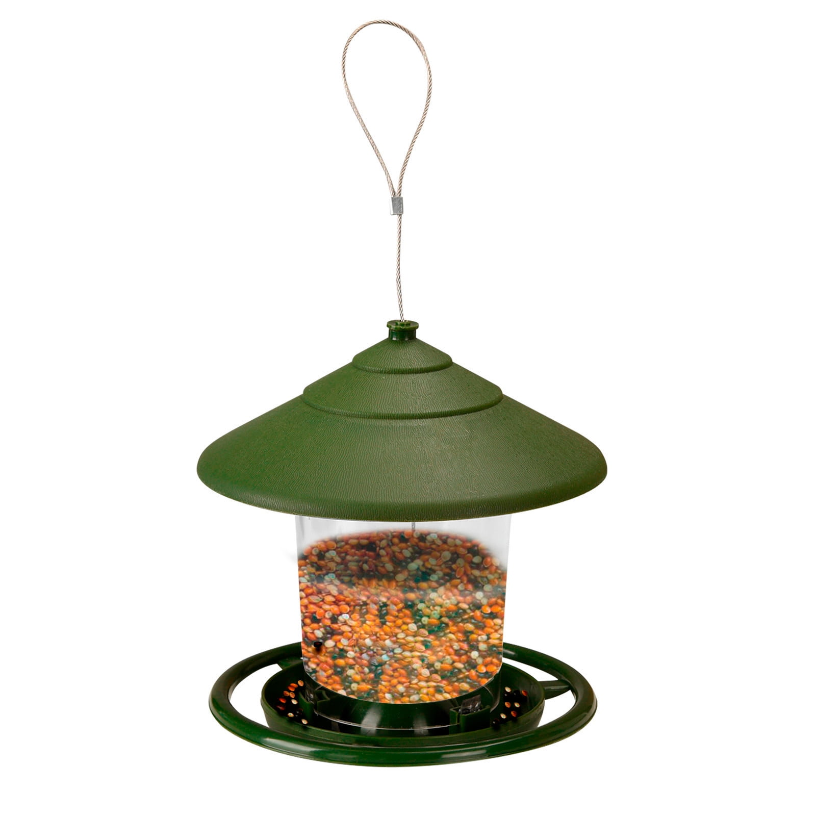 Wild Bird Feeder Outdoors Weather and Water Resistant Squirrel-Proof Wild Bird feeders,Garden Decoration Yard for Bird Watchers
