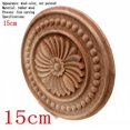 thumbnail image 2 of Aplique redondo Aplique Secal de madera Muebles de madera Decoración de la esquina de la pared for gabinetes Espejos de ventanas, 2 of 7