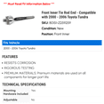 thumbnail image 2 of Front Inner Tie Rod End - Compatible with 2000 - 2006 Toyota Tundra 2001 2002 2003 2004 2005, 2 of 2
