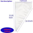 thumbnail image 2 of GFDYREE Piping Bags Disposable-12Inch 100Pcs Pastry Bags for Royal Icing and Cake Decorating and Frosting Bags,Thickened,Non-Slip with Textured Outside Design, (A-12''), 2 of 7