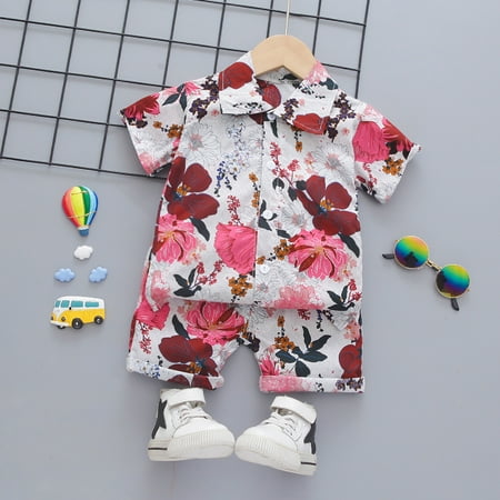 

Hunpta Baby Boy Clothes Outfits Cotton Pattern Printed Casual 2PC Set