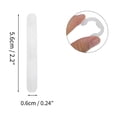 thumbnail image 4 of Unique Bargains 5 Pair Eyeglass Temple Tips Double-sided Opening Pattern Anti-slip Ear Hooks 2.20"x0.24" White, 4 of 5