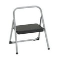 thumbnail image 1 of COSCO Folding 1 step steel step stool (Platinum & Black, 7ft 4in Max Reach), 1 of 6