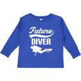 thumbnail image 3 of Inktastic Future Diver Scuba Diving Boys or Girls Long Sleeve Toddler T-Shirt, 3 of 5