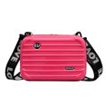 thumbnail image 1 of Hard Shell Cosmetic Bag Women Mini Suitcase Shape Travel Crossbody Shoulder Bags, 1 of 5