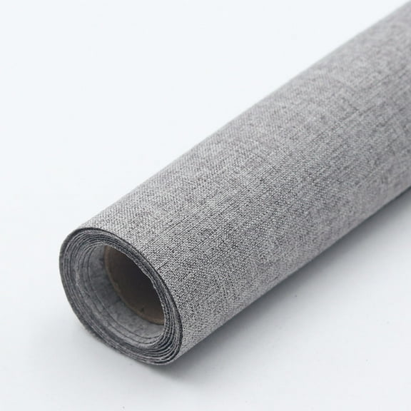 Firefly Hope 2 Pcs Self-Adhesive Fabric Repair Tape, 20*30cm Patch for Shoes, Hand Bag, Sofa & Car Interior, Fine Linen Style, Grey