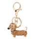thumbnail image 4 of Llavero de perro salchicha, bolso, bolso, colgante, soporte para coche, llavero, joyería (3 piezas), regalos perfectos para tus amigos o novios, 4 of 5