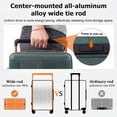 thumbnail image 3 of New York Xpress 30" Hardside Large Checked Luggage,Expandable Suitcase with Silent Wheels & Aluminum Wide Handle,TSA-Approved, Green - LP13803, 3 of 10
