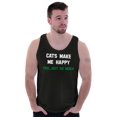thumbnail image 5 of Cats Make Me Happy You Not So Much Tank Top T Shirts Men Women Brisco Brands S, 5 of 6