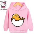 thumbnail image 2 of 2024 CALIENTE 2023 Nueva Linda Sudadera con capucha Gudetama Ropa para niños Niñas Sudadera con capucha de dibujos animados Kawaii Niñas Otoño Invierno Abrigo cálido, 2 of 5