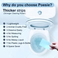 thumbnail image 6 of Poesie Toilet Bowl Cleaner Strips, Bathroom Cleaner, Plasticless, 72 Sheets, Fresh Scent, 6 of 8