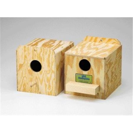 PARAKEET NEST BOX INSIDE MOUNT, 6.3" X 7.87" X 9.45"