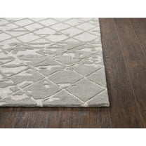 Alora Decor Geneva 10' x 13' Abstract Natural/Ivory Hand-Tufted Area Rug