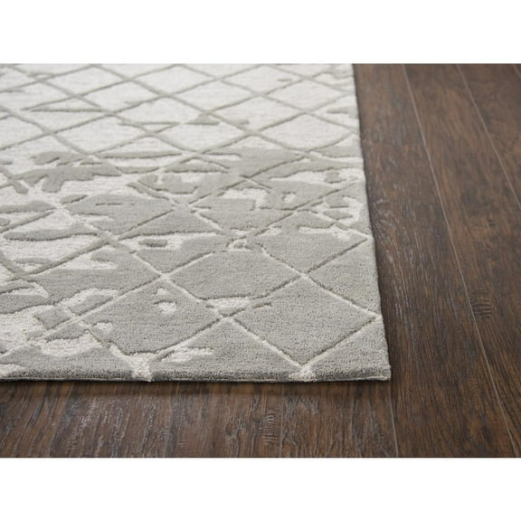 Alora Decor Geneva 10' x 13' Abstract Natural/Ivory Hand-Tufted Area Rug
