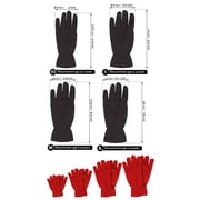 Toddler/Kids Soft And Warm Fleece Lined Gloves 6-Pack (1-2Y, 6 Pack)