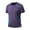 Purple, variant on Plus Size Men's and Big Men's T-Shirts Crewneck Short Sleeve T-Shirts Summer Casual Print Tee