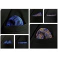 thumbnail image 5 of Nvzi Mens Silk Pocket Square Set Handkerchiefs-9*9inch，C38, 5 of 5