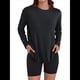 thumbnail image 3 of Camisetas de Larga Extragrandes para Mujer 2025, Camisetas Básicas de Cuello Redondo, Tops de Otoño, Ropa Informal de Entrenamiento Y2K Negro L, 3 of 9
